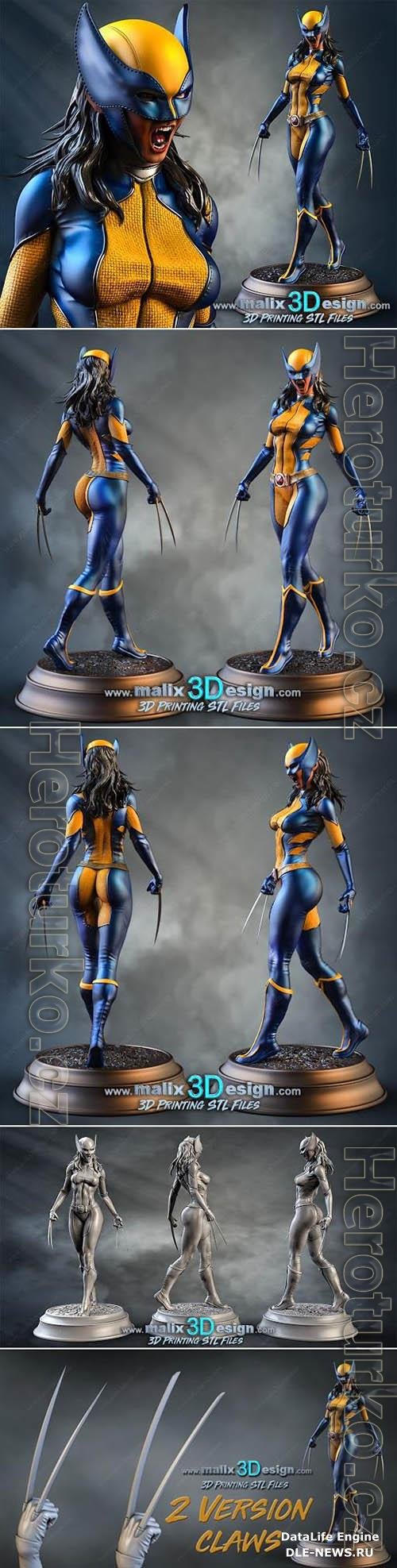 X23 Laura Kinney  Marvel comics 3D Print