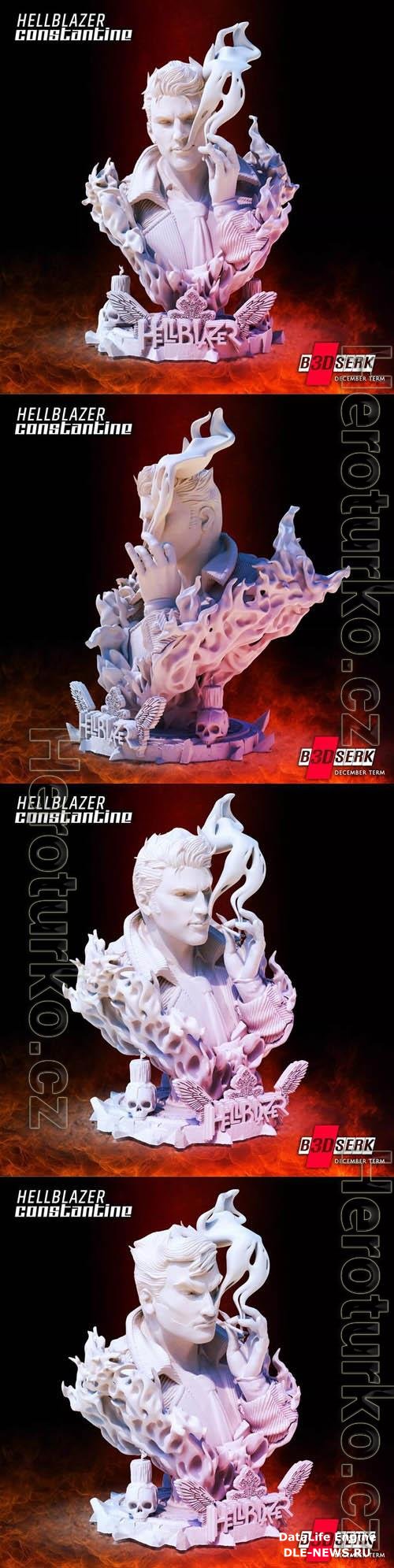 Hellblazer Constantine Bust 3D Print