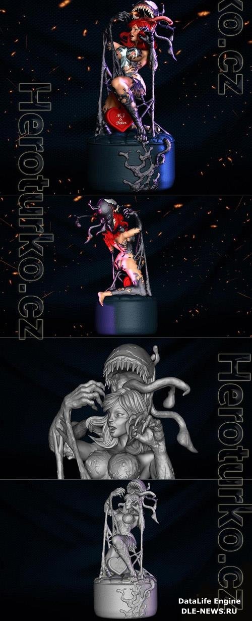 Mary Jane Venom Version 3D Print
