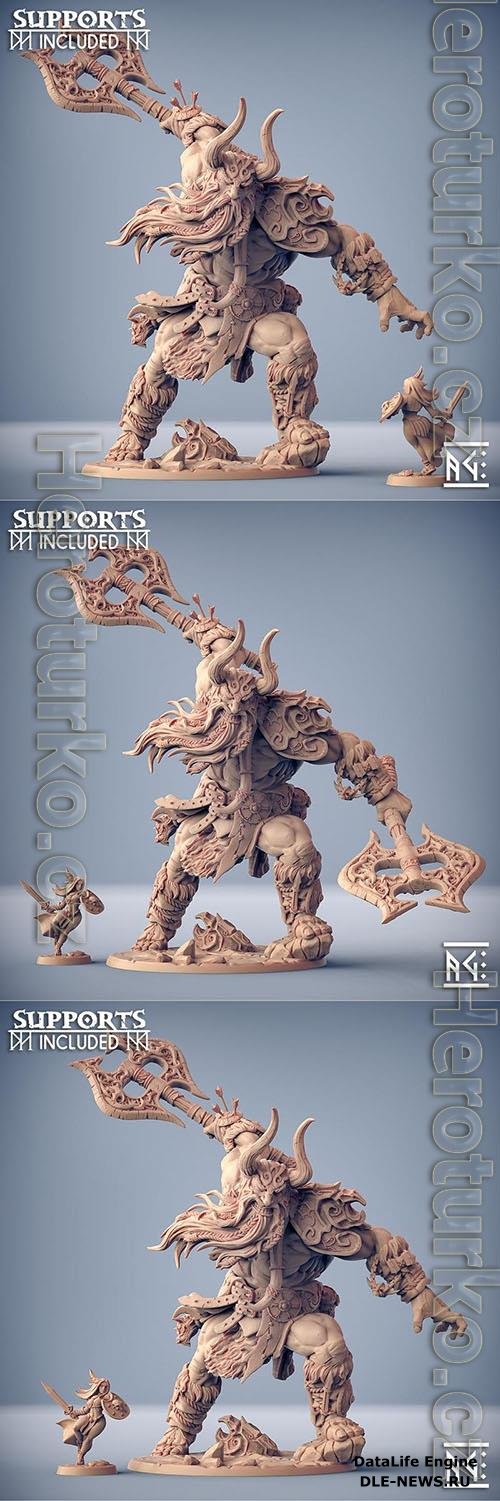 Hulgfnir, Frost Jotunn Champion 3D Print