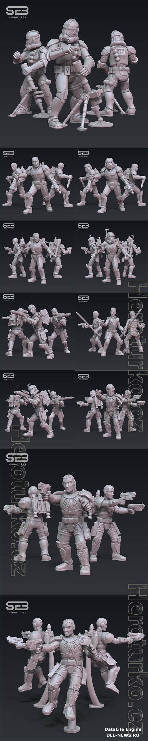 Clone Mortar Trooper 3D Print