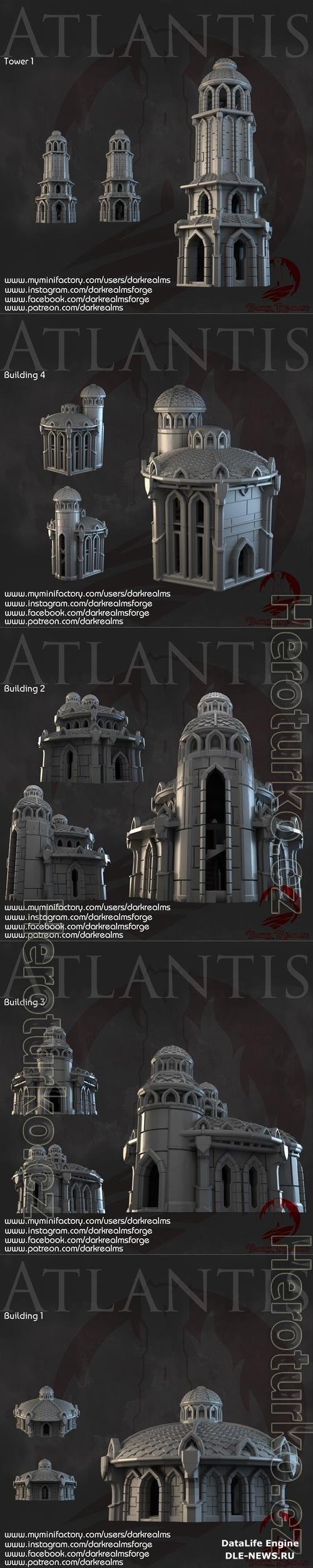 Dark Realms Atlantis November 3D Print