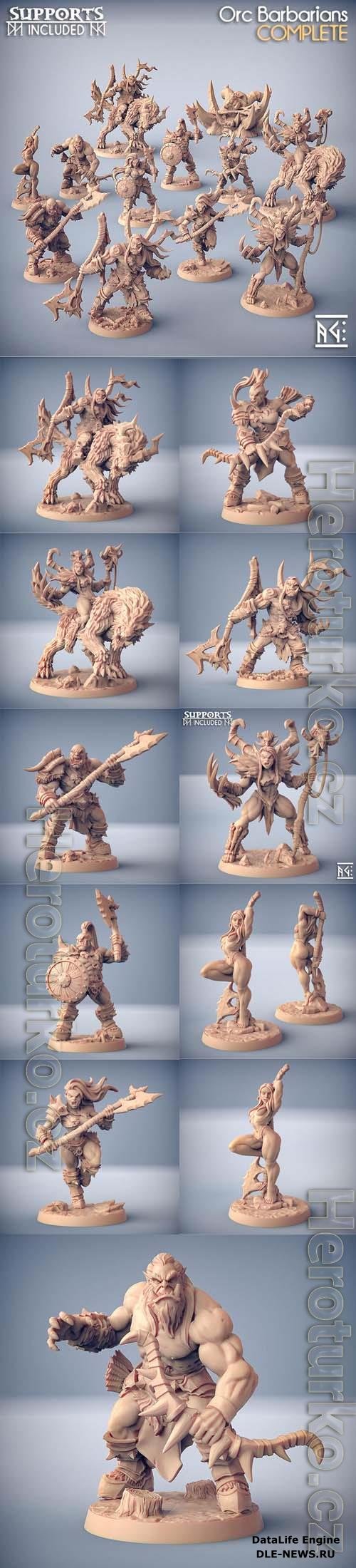 Orc Barbarians 3D Print