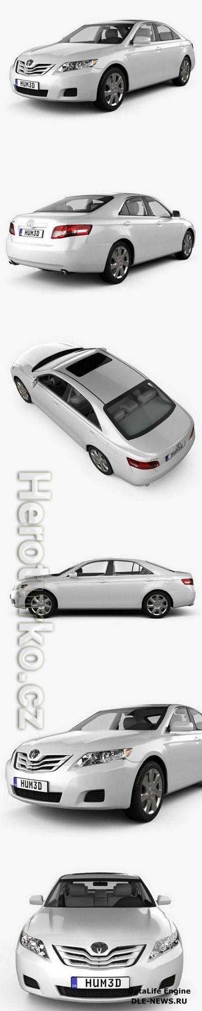 Toyota Camry LE 2010 3D Model