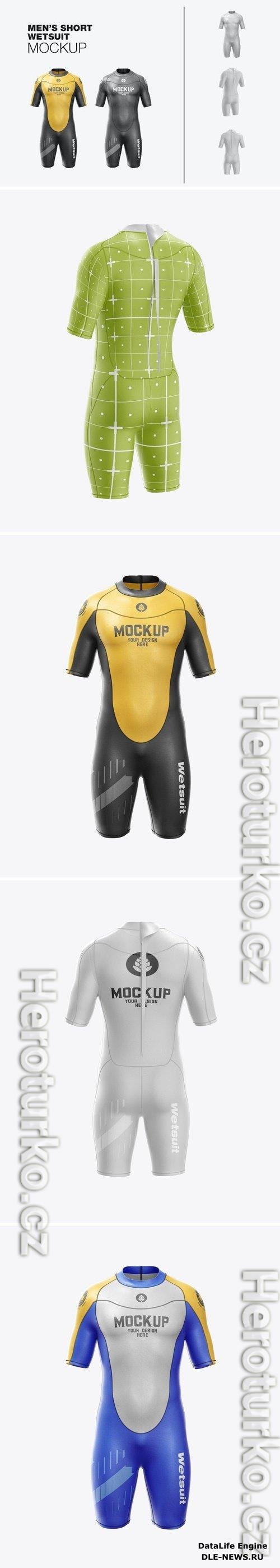 Surf Short Wetsuit mockup GM3YU7F