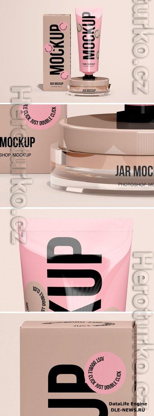 Cosmetic Set Mockup ZJ6QJJ4