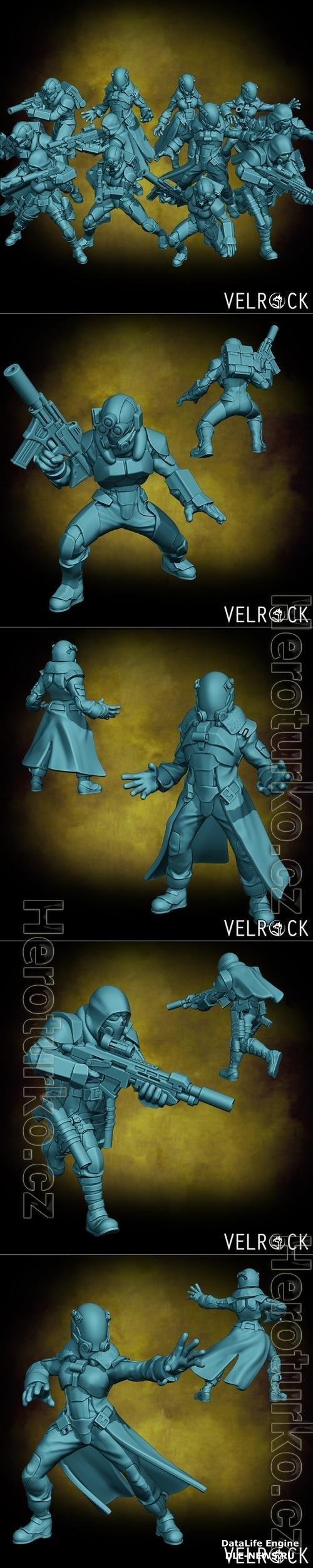 Velrock Art - Tempest Guardsmen Black Ops Unit 3D Print