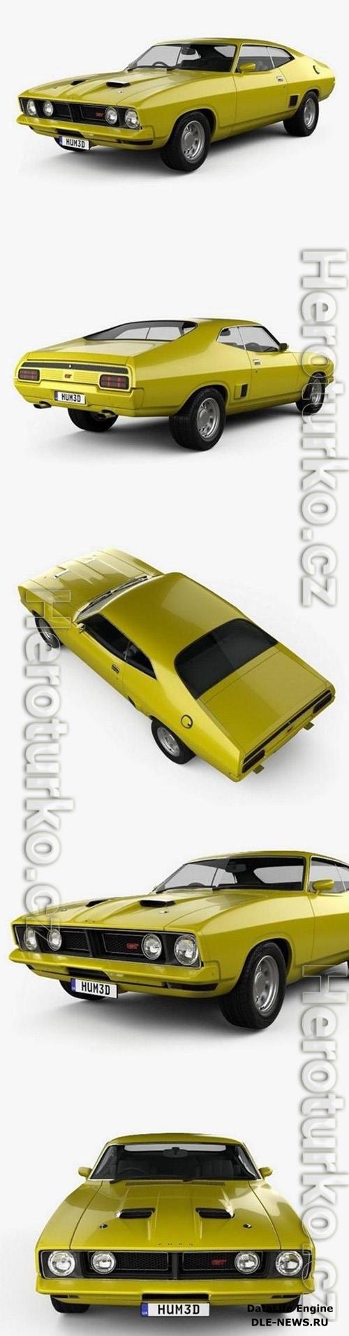 Ford Falcon GT Coupe 1973 3D Model