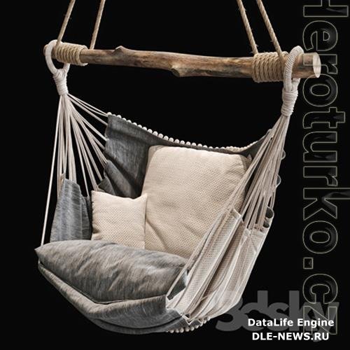 Suspended chair 2 3D Model