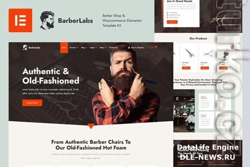 ThemeForest - BarberLabs - Barber Shop Elementor Template Kit - 40077585