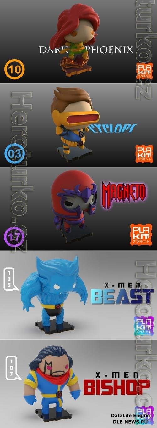 PlaKit - X-men Pack 3D Print