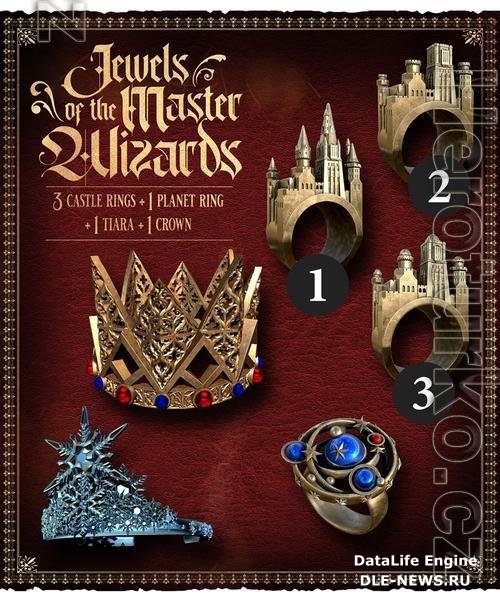 Raging Heroes Xmas - Jewels of the Master Wizards 3D Print