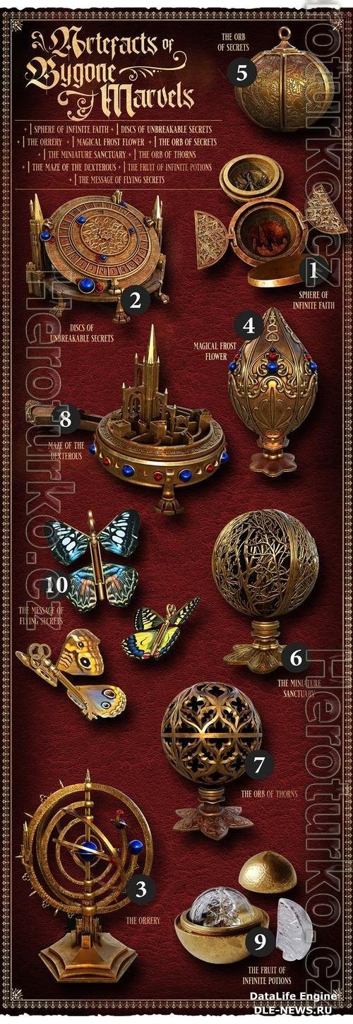 Raging Heroes Xmas - Artefacts of Bygone Marvels 3D Print