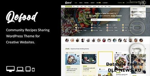 ThemeForest - Qefood v1.6 - Community Sharing WordPress Theme