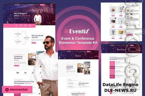 ThemeForest - Eventiz - Event & Conference Elementor Pro Template Kit/39471366