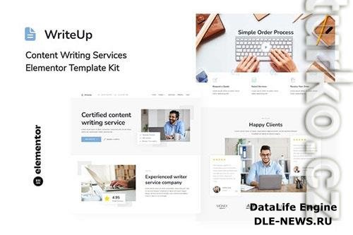 ThemeForest - WriteUp - Content Writing Services Elementor Template Kit/40281970