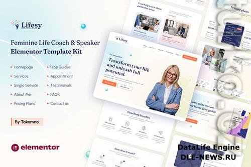 ThemeForest - Lifesy - Feminine Life Coach & Speaker Elementor Template Kit/40309095