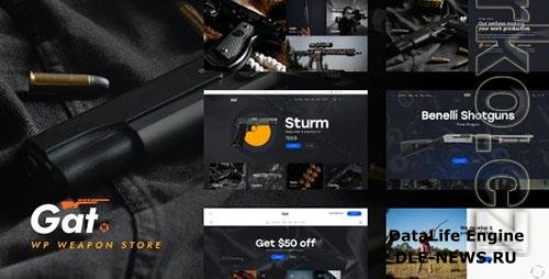 ThemeForest - Gat v1.0.0 - Gun & Weapon Store WordPress Theme/39575799