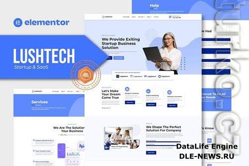 ThemeForest - Lushtech - Startup & SaaS Elementor Pro Template Kit/40190330