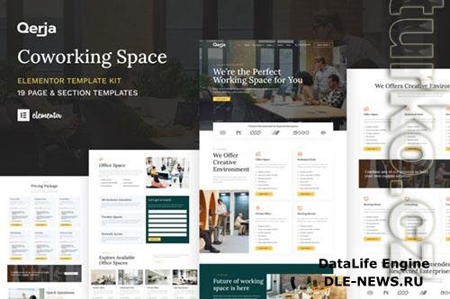 ThemeForest - Qerja - Coworking Space WordPress Elementor Template Kit/40125268