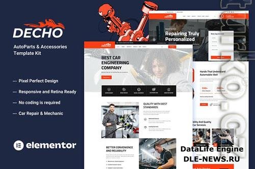 ThemeForest - Decho - Car Repair Mechanic Template Kit/40222284