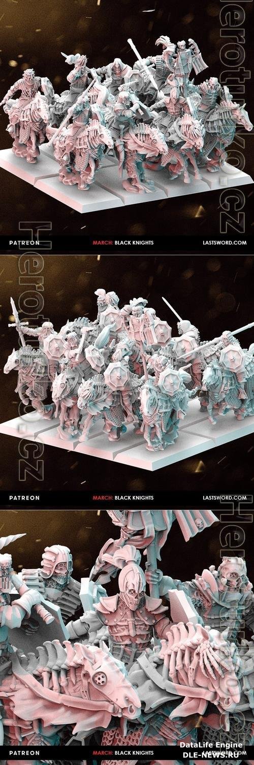 Last Sword Miniatures - Black Knights 3D Print