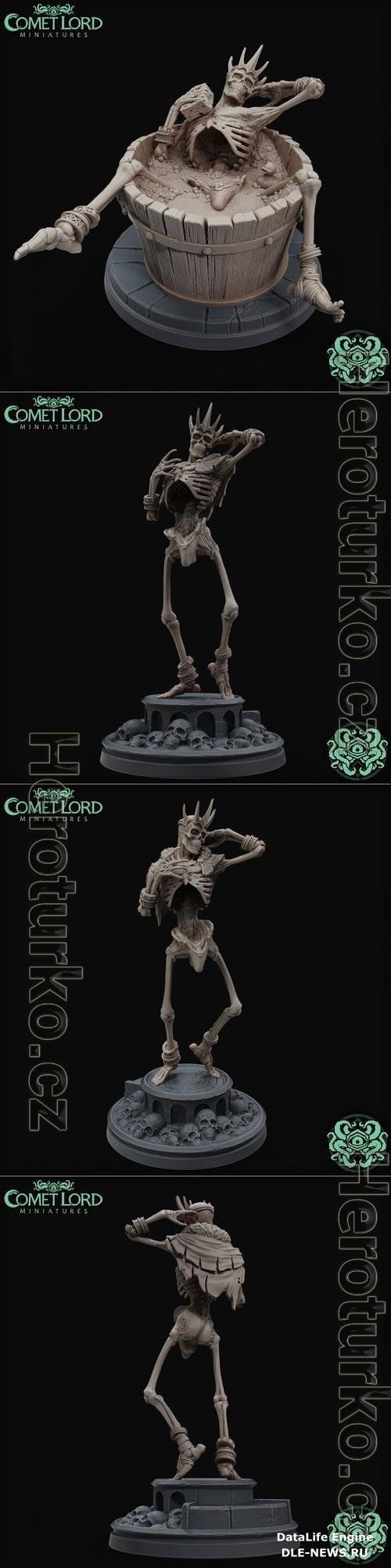 Comet Lord Miniatures - Stupid Sexy Lich 3D Print
