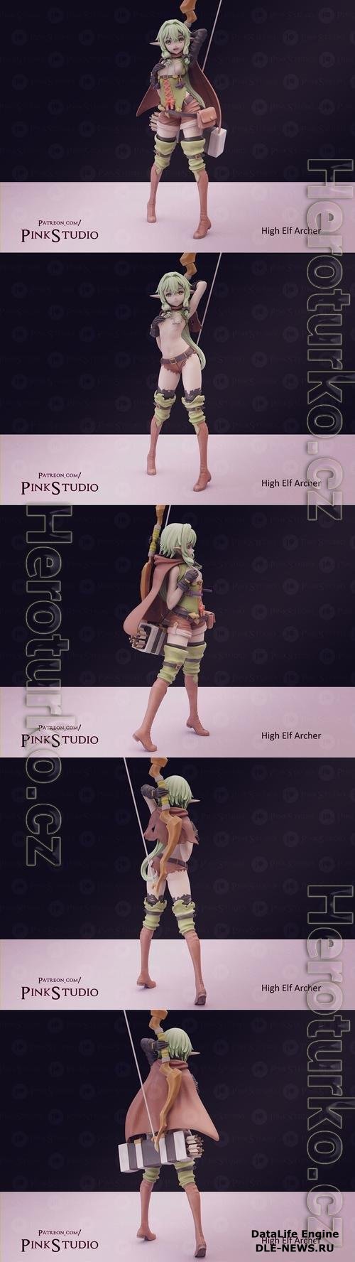 High Elf Archer 3D Print