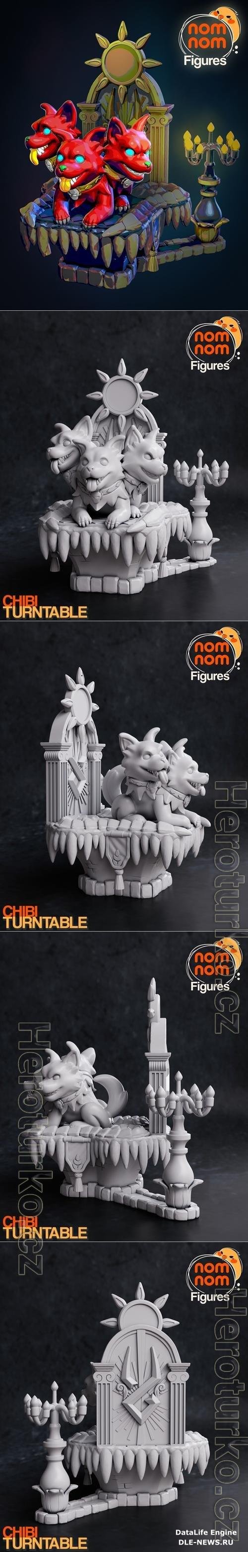 Chibi Cerberus NomNom 3D Print