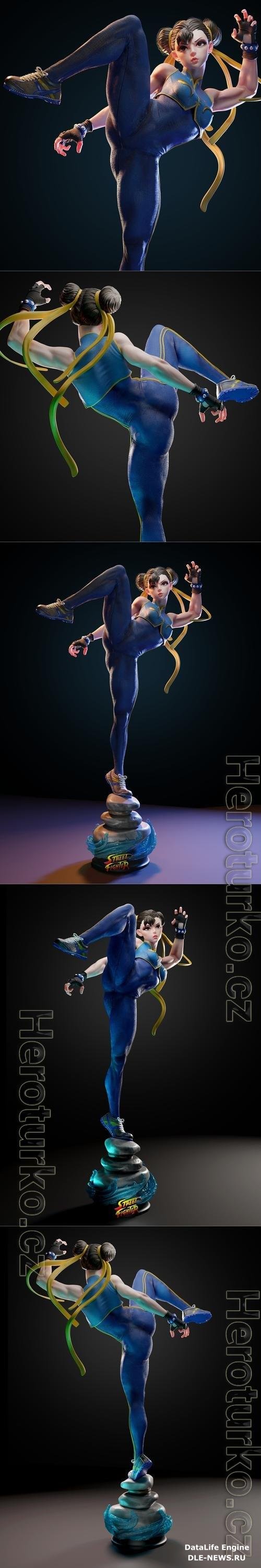 Street Fighter - Chun-li 3D Print