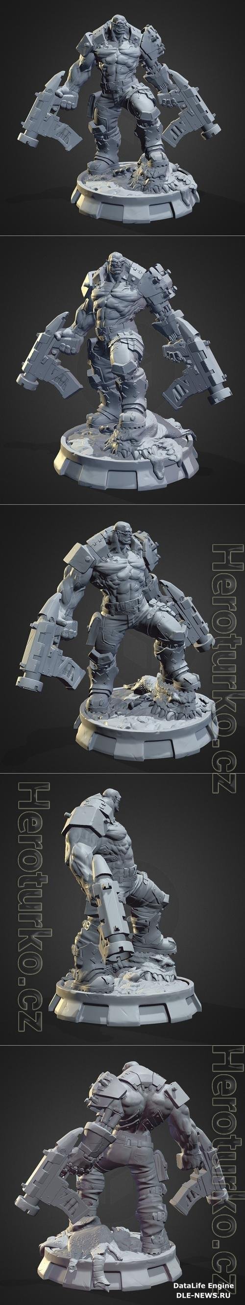 Orc Cyborg 3D Print