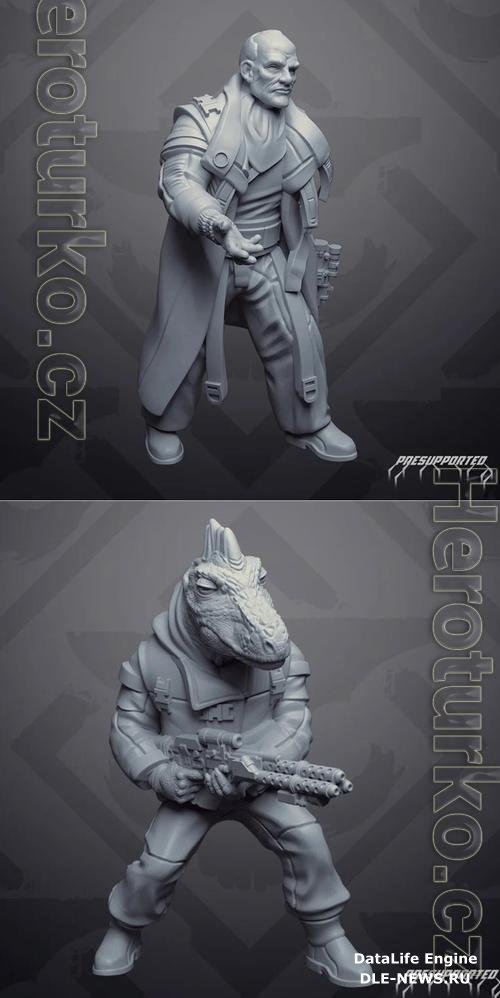 Dust Myte and Jawline 3D Print