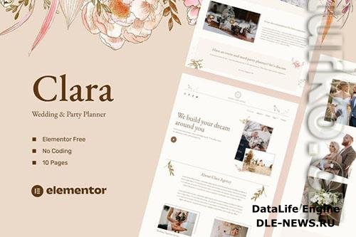 ThemeForest - Clara - Wedding & Party Planner Template Kits/40384350