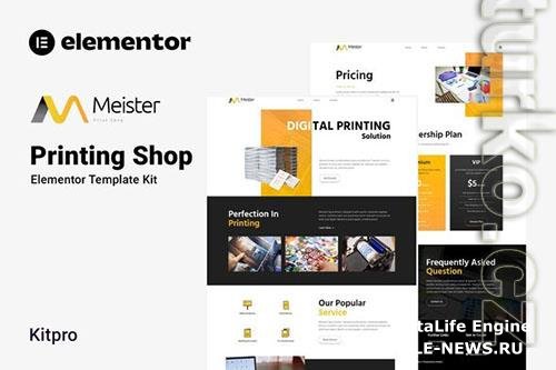 ThemeForest - Meister - Printing Shop Elementor Template Kit/40325727