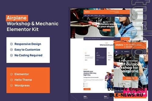 ThemeForest - Airplane - Mechanic Workshop Elementor Template Kit/40325347