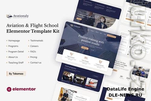 ThemeForest - Aviationaly - Aviation & Flight School Elementor Template Kit/40326744