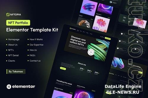 ThemeForest - Nftopia - NFT Portfolio Elementor Pro Template Kit/40367360