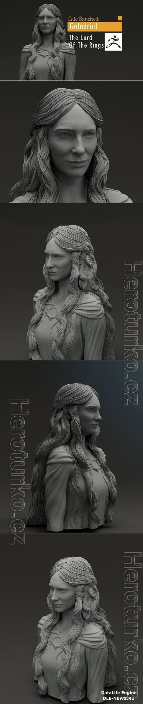 Cate Blanchet - Galadriel - The Lord Of The RIngs 3D Print