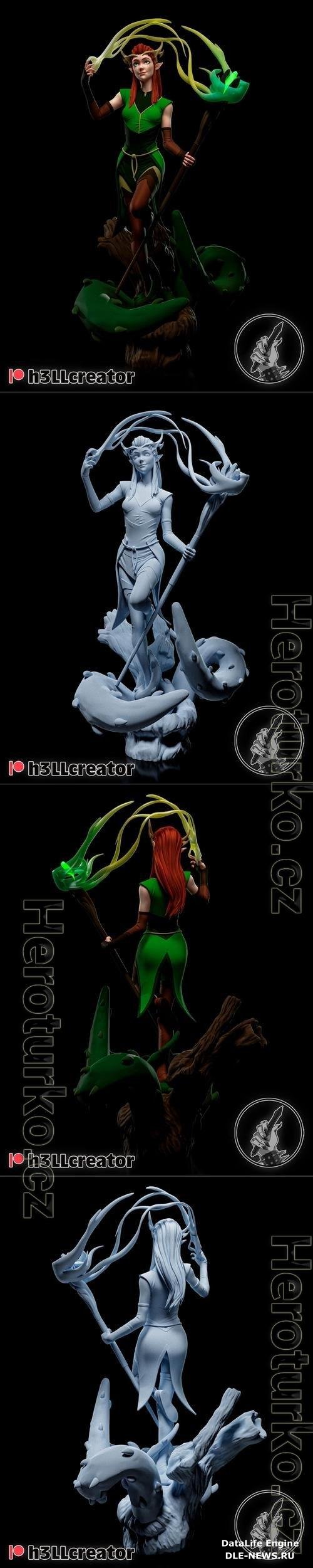 h3LL Creator - Keyleth and Bust 3D Print