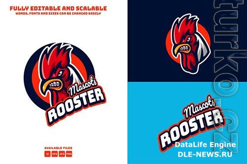 Chicken Rooster Mascots Logo2