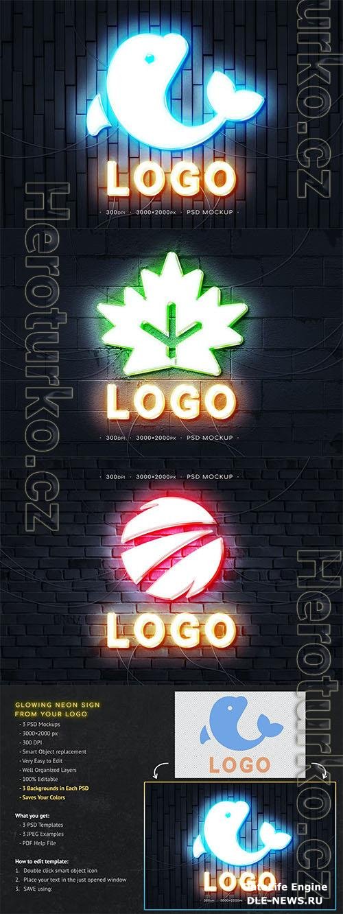 Neon Logo Mockup5