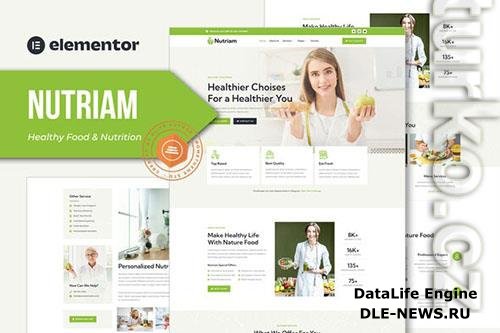 ThemeForest - Nutriam - Healthy Food & Nutrition Service Elementor Template Kit/40459070