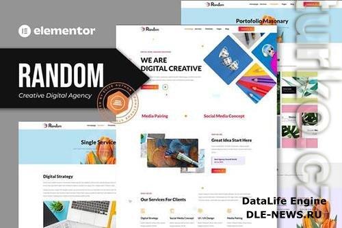 ThemeForest - Random - Creative Digital Agency Elementor Template Kit/40473090