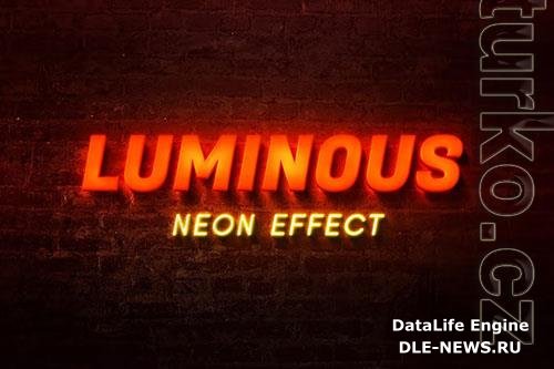 Luminous Neon Text Effect