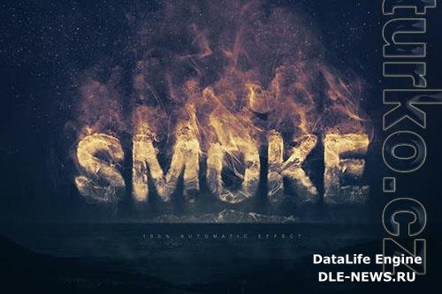 Smoke Logo Text Effect