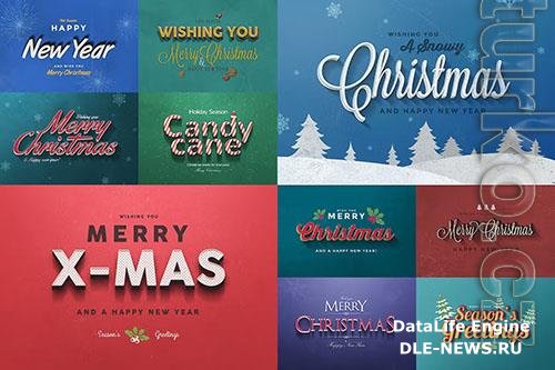 Christmas Text Effects Vol.1 PSD