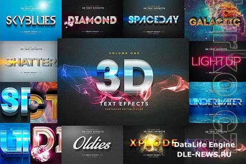 3D Text Effects Vol.1 PSD