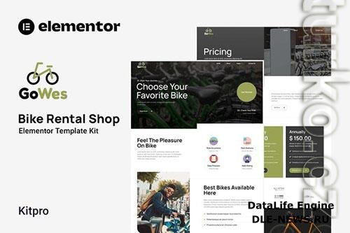 ThemeForest - Gowes - Bike Rental Shop Elementor Template Kit/40657487