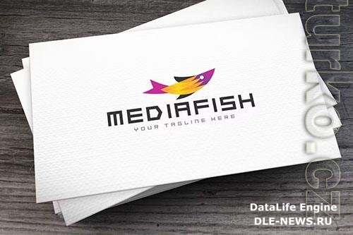 Media Fish Logo Template