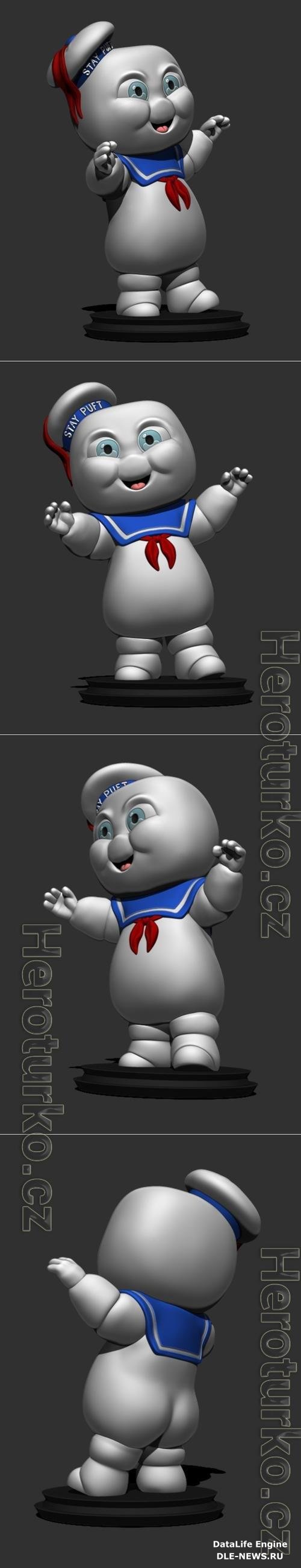 Little Big Head - Stay Puft Marshmallow Man 3D Print